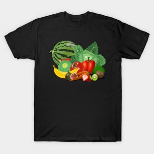 Vegetables and Fruits T-Shirt